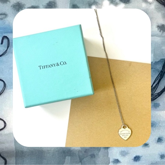 Tiffany & Co. Jewelry - 🌀Tiffany &Co. iconic heart ❤️ pendant “please return to tiffany” silver necklace